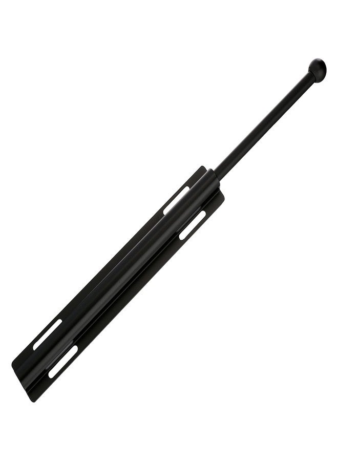 H. Bowes 12" Valet Rod Standard for Closet (Matte Black) - Image 1